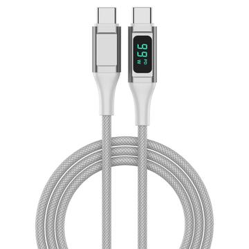 4smarts DigitCord Cablu USB-C / USB-C - 100W, 1.5m - Alb