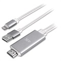 4smarts Lightning / Adaptor HDMI 4K UHD - iPhone, iPad, iPod - 1,8 m