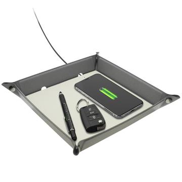 4smarts Organizator de tavă de buzunar cu încărcător wireless 15W