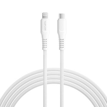 4smarts RapidCord PD Cablu USB-C / Lightning - 1.5m - Alb