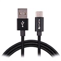 Cablu USB Tip-C 4smarts RapidCord - 2m - Negru