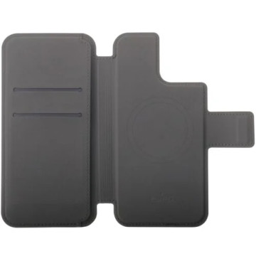 Husă Puro Folio pentru iPhone 12/12 Pro/13/14/15 - compatibilă cu MagSafe - Negru