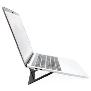 Suport pliabil Puro Ultrathin pentru laptopuri - 16" - negru