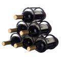 Raft de vin metalic cu 6 sticle