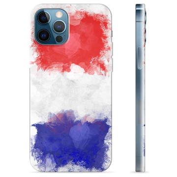 Husă TPU - iPhone 12 Pro - Steagul Francez