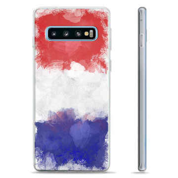 Husă TPU - Samsung Galaxy S10+ - Steagul Francez