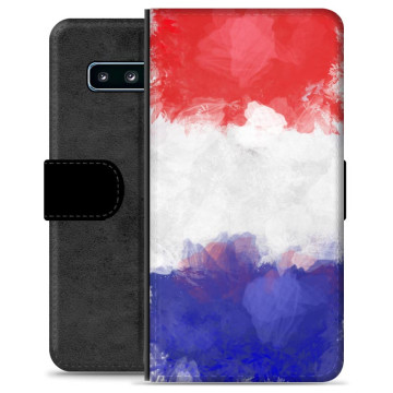 Husă Portofel Premium - Samsung Galaxy S10 - Steagul Francez