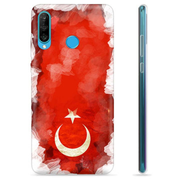 Husă TPU - Huawei P30 Lite - Steagul Turciei