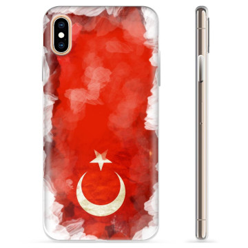 Husă TPU - iPhone X / iPhone XS - Steagul Turciei