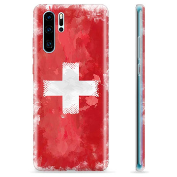 Husă TPU - Huawei P30 Pro - Steagul Elvețian