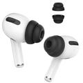 AHASTYLE PT99-2 1 pereche pentru Apple AirPods Pro 2 / AirPods Pro înlocuire Silicon Ear Tips Bluetooth Earphone Ear Caps, dimensiune L - negru