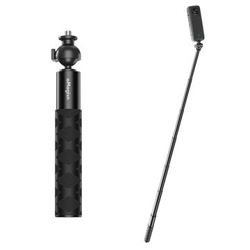 Amagisn Sports Camera Selfie Stick cu cap de minge și 1/4 "șurub pentru DJI, GoPro, Insta360