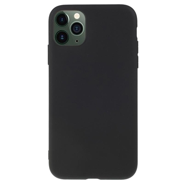 Husă TPU Mată Antiamprentă iPhone 11 Pro - Negru