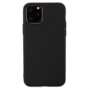 Husă TPU Mată Antiamprentă iPhone 15 Pro - Negru