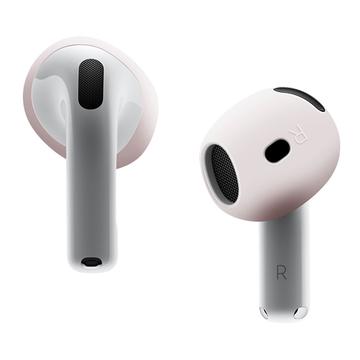 Capac anti-alunecare din silicon pentru AirPods 4 - roz deschis