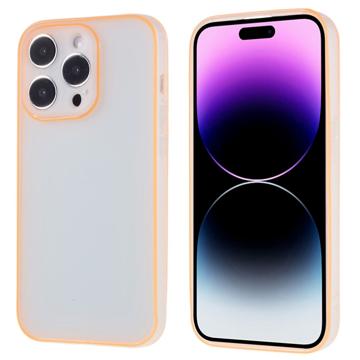 Husă TPU iPhone 14 Pro Max Luminos - Portocaliu