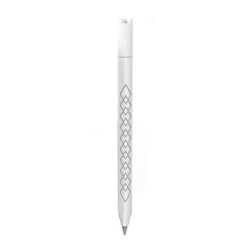 Apple Pencil (USB-C) Carcasă din silicon cu textură de diamant - alb