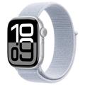 Apple Watch 10 GPS MWWD3QN/A - Aluminiu, bucla sport Blue Cloud, 46mm - Argintiu