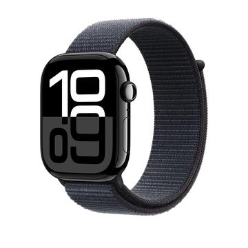 Apple Watch 10 GPS MWWR3QN/A - Aluminiu, Ink Sport Loop, 46mm - Negru Jet