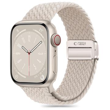 Curea Apple Watch Series 10/9/8/7/6/SE Tech-Protect NylonMag - 40mm/41mm/42mm - Titan natural