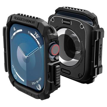 Husă TPU Apple Watch Series 10 Spigen Rugged Armor - 42mm - Negru