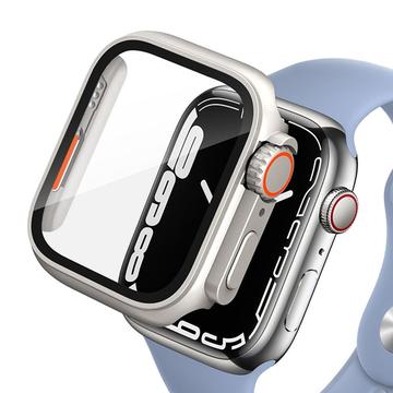 Husă cu Protector de Ecran Apple Watch Series 10 Tech-Protect Defence360 - 46mm - Titan / Portocaliu