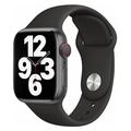 Apple Watch Series Ultra 2/Ultra/10/9/8/SE (2022)/7/SE/6/5/4/3/3/2/1 Lippa curea de silicon - 49mm/46mm/45mm/44mm/42mm - negru