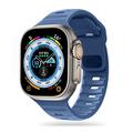 Apple Watch Series Ultra 2/Ultra/10/9/8/SE (2022)/7/SE/6/5/4/3/3/2/1 Tech-Protect IconBand Line Silicone Strap - 49mm/46mm/45mm/44mm/42mm - Albastru