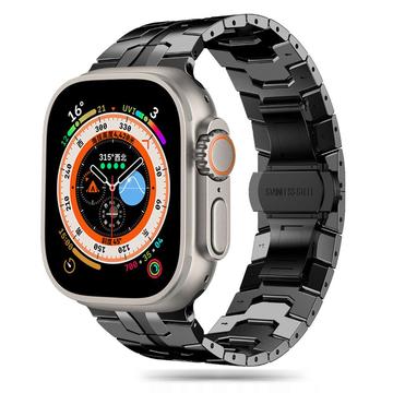 Apple Watch Series Ultra 2/Ultra/9/8/SE (2022)/7/SE/6/5/4/3/2/1 Tech-Protect Curea de linie din oțel inoxidabil - 49mm/45mm/44mm/42mm - Negru