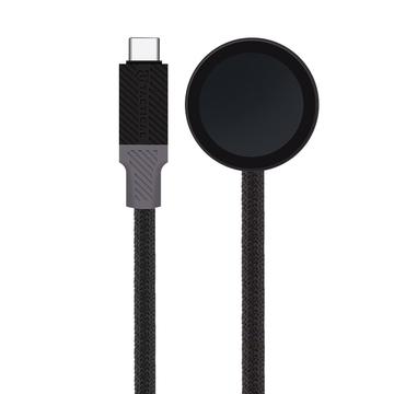 Apple Watch Tactical Recce 3:20 Cablu de încărcare USB-C - Gri / Negru