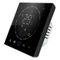 Termostat inteligent montat pe perete BHT-008GCL - Panou de control digital al temperaturii pentru sistemele de încălzire cu cazane - Negru