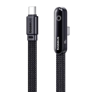 Baseus MVP 3 Cablu de încărcare rapidă USB-C 100W cu port Bent - 2m - Negru