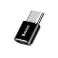 Baseus Mini Series Adaptor MicroUSB / USB-C OTG - Negru