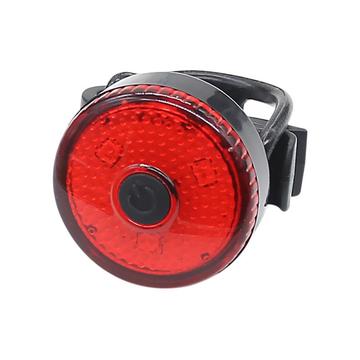 Lumina bicicletei USB reîncărcabilă cu LED-uri din spate Lumina LED cu LED-uri pentru biciclete cu 3 moduri de iluminare - roșu