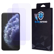 Protector de ecran din sticla securizata iPhone 11 Pro Max BlueDefend Anti-Blue Light - 2 buc.