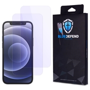 Protector de ecran din sticla securizata iPhone 12 BlueDefend Anti-Blue Light - 2 buc.