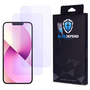 Protector de ecran din sticla securizata iPhone 13 BlueDefend Anti-Blue Light - 2 buc.