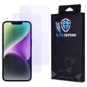 Protector de ecran din sticla securizata iPhone 14/16e BlueDefend Anti-Blue Light - 2 buc.