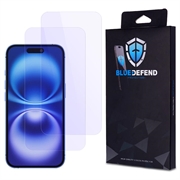 Protector de ecran din sticla securizata iPhone 16 BlueDefend Anti-Blue Light - 2 buc.