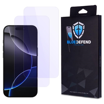 Protector de ecran din sticla securizata iPhone 16 Pro BlueDefend Anti-Blue Light - 2 buc.