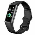 C68 1.1" Smart Bracelet Slim Fitness Watch cu monitorizare a ritmului cardiac - negru