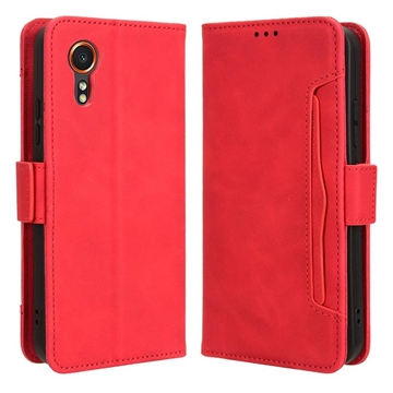 Husă Portofel Samsung Galaxy Xcover7 - Cardholder - Roșu