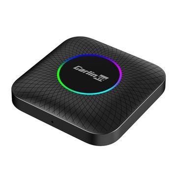 Adaptor fără fir Carlinkit Tbox Plus LED CarPlay/Android Auto - Negru