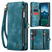 Husă Portofel Samsung Galaxy S24 FE - Caseme 008 2-în-1 Multifunctional