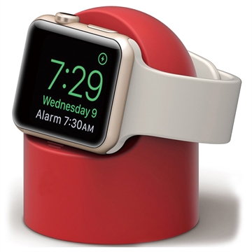  Suport de Încărcare Apple Watch Series Ultra/8/SE (2022)/7/SE/6/5/4/3/2/1 - Roșu