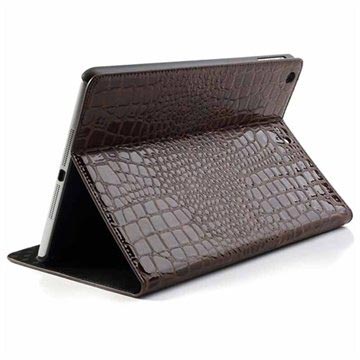 Husă iPad Air Folio - Crocodil - Maro