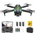 D10 Evitarea obstacolelor Motor fără perii Quadcopter Drone cu cameră HD și 3 baterii