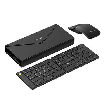 Delux KF10 Set tastatură wireless pliabilă și mouse MF10PRO