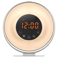 Radio cu ceas cu alarmă digitală cu lumină LED colorată