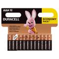 Duracell Basic LR03/AAA Baterii alcaline - 12 buc.